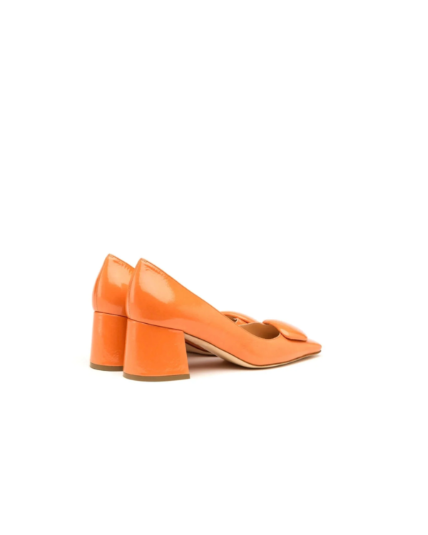 Rupert Sanderson Naxos Block Heel - Californian Peach