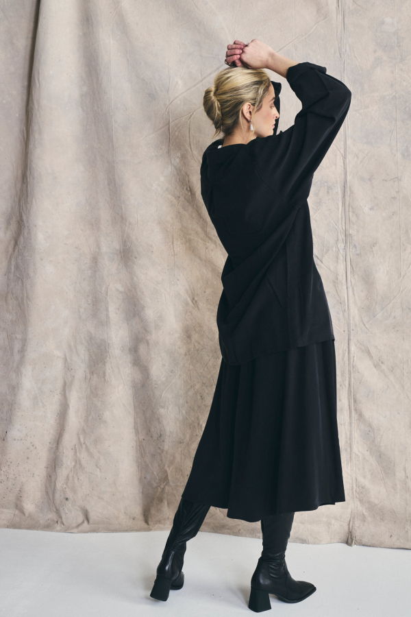 Devlyn Van Loon Flared Midi Skirt