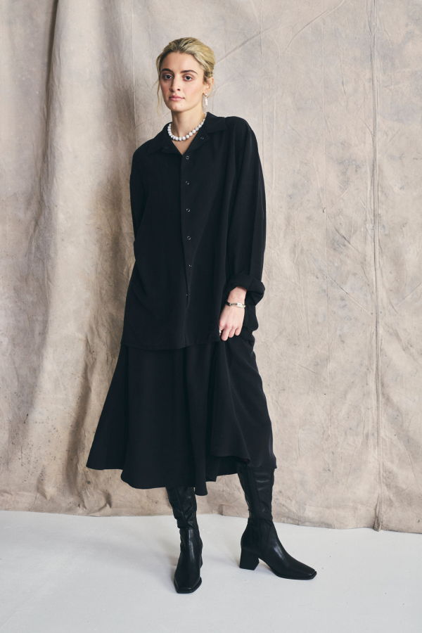 Devlyn Van Loon Flared Midi Skirt