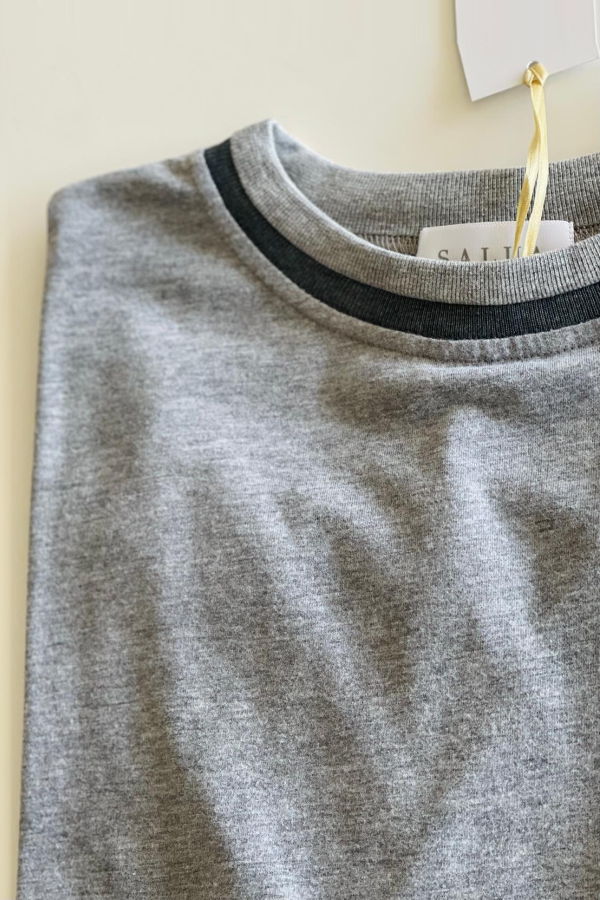 Salua Lingerie Long Sleeve Tee - Brushed Pima Cotton