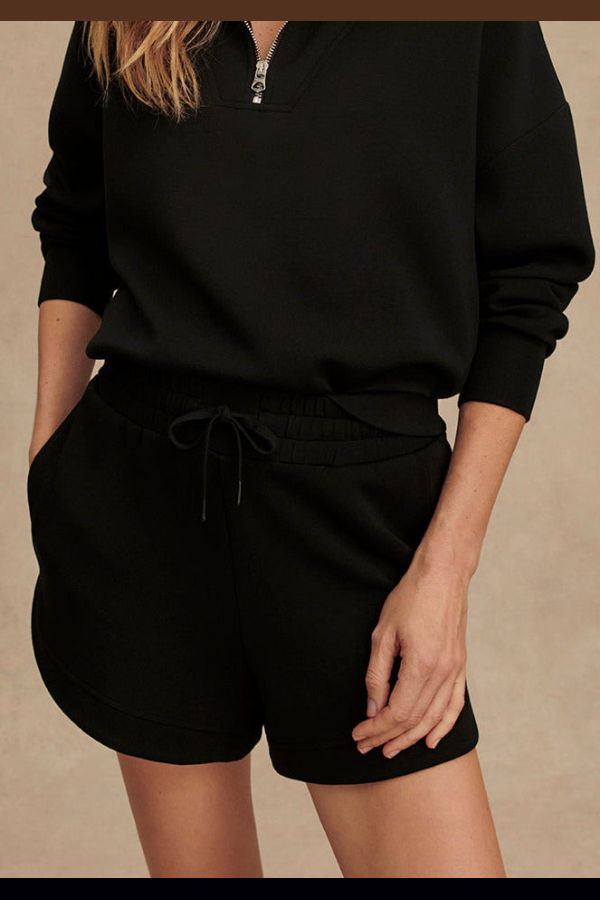 Varley Ollie High Rise Short - Black