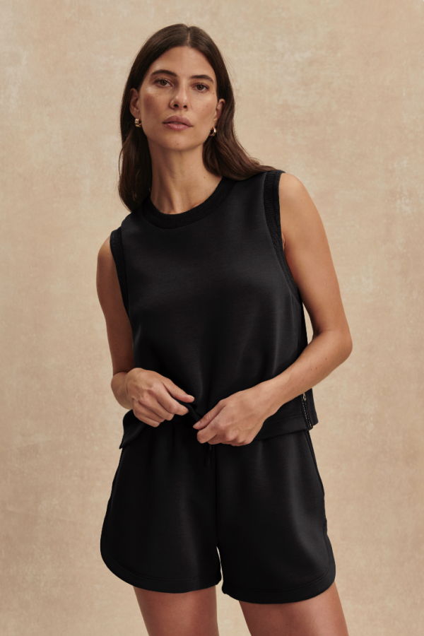 Varley Shea Crop Tank - Black