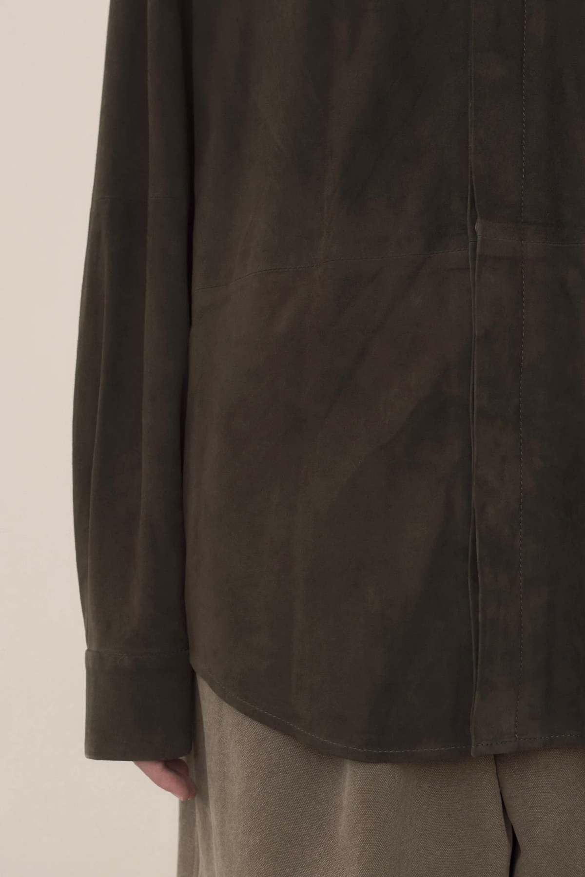 Lauren Manoogian Suede Shirt Jacket - Image 9 of 11