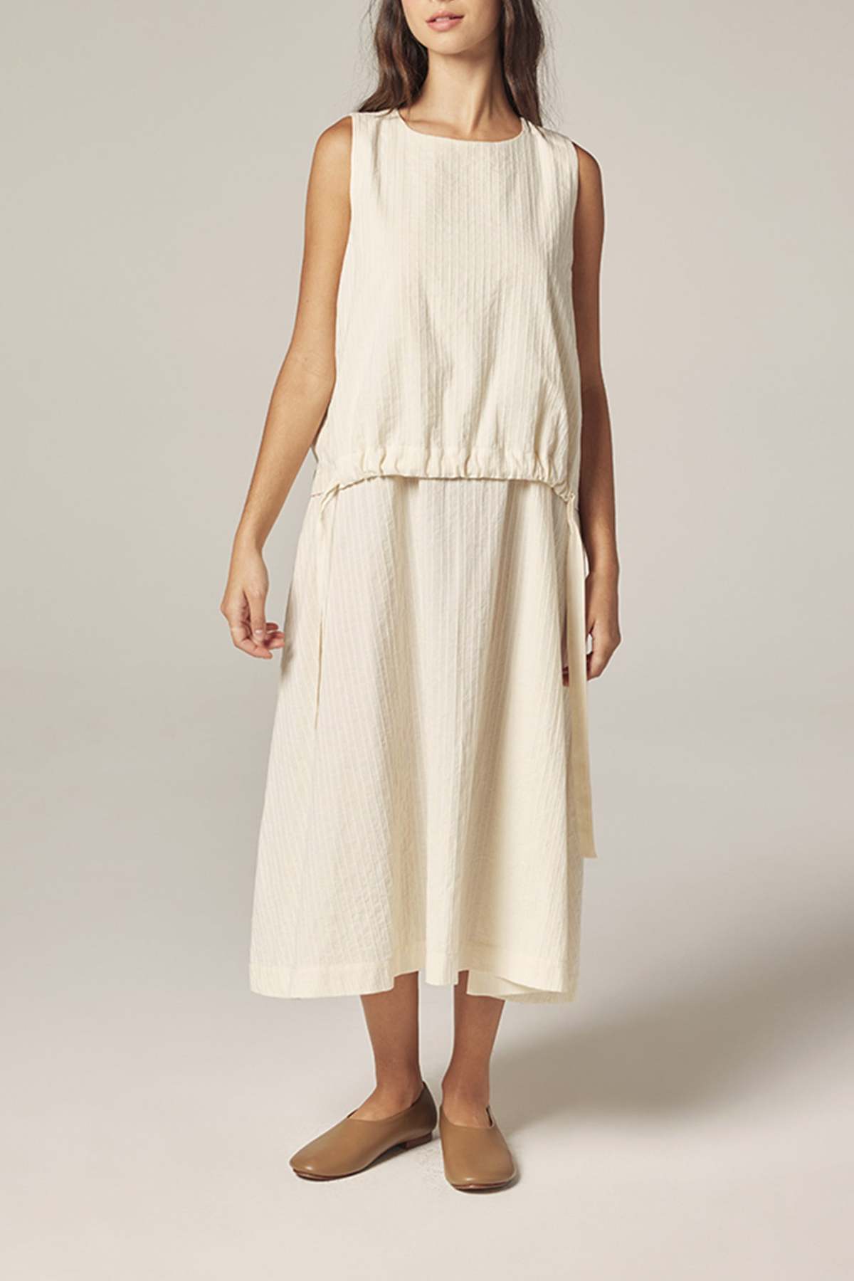 amente Waist Tie Midi Dress - Image 1 of 5