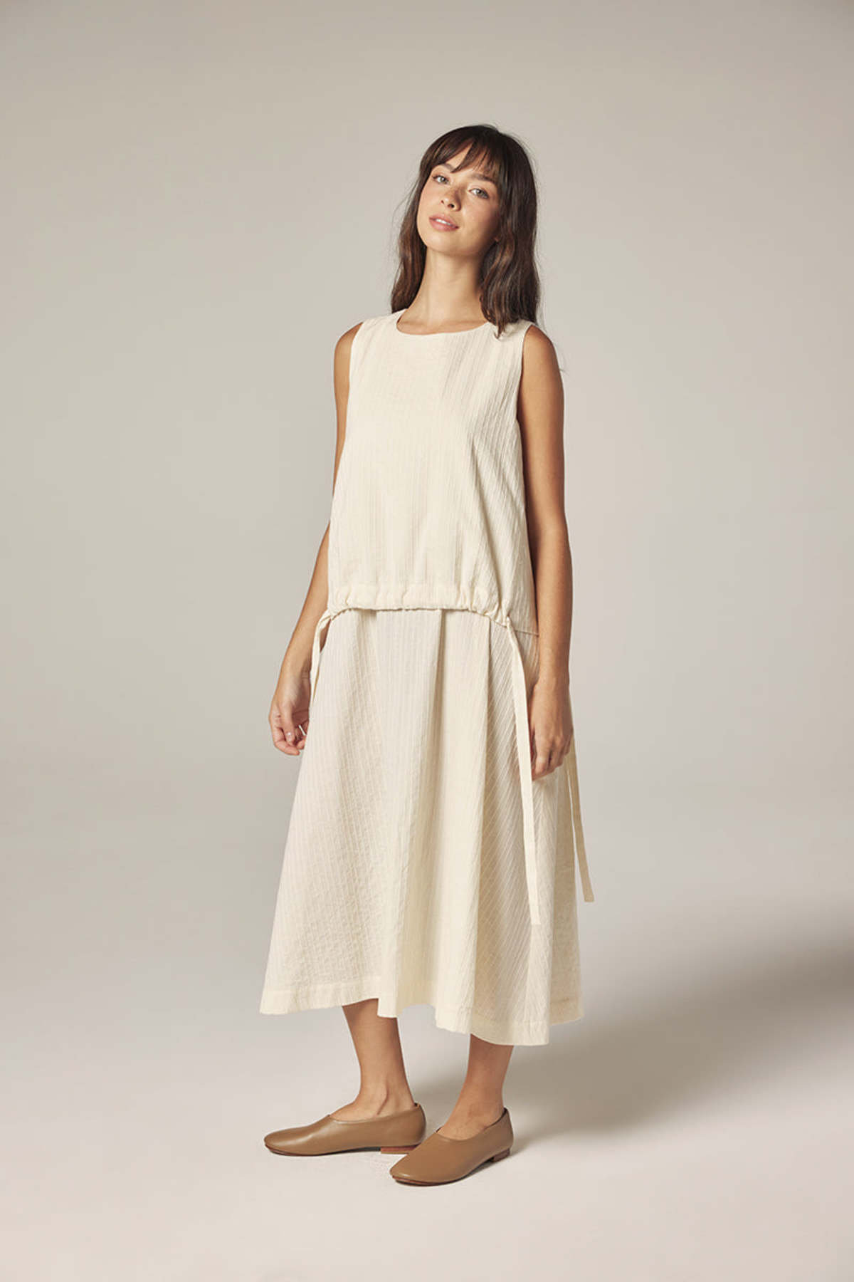 amente Waist Tie Midi Dress - Image 2 of 5