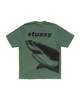 Stussy Shark Pigment Dyed Tee - Pine - Thumbnail 2