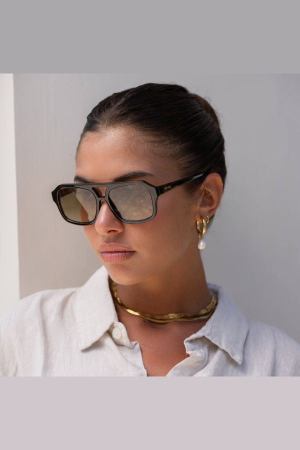 FREYRS Eyewear Havana Aviator Sunglasses