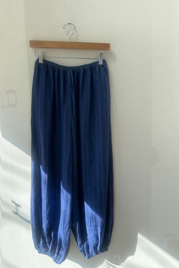 Self Contrast Billy Balloon Pant - Striped