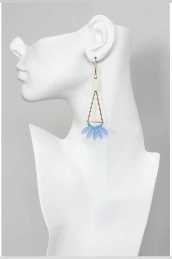 David Aubrey Geometric Dangle Earrings