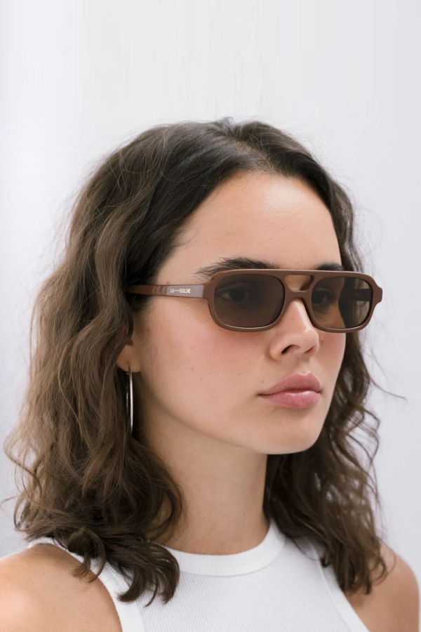 lu goldie Cinnamon Sofia Sunglasses