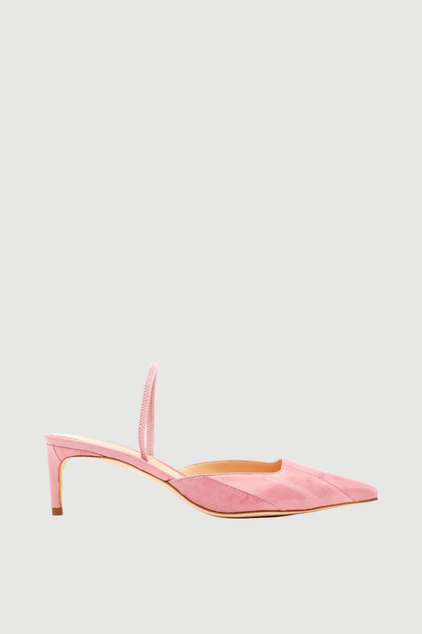 Rupert Sanderson Aminta Slingback Jaipur Pink Eel Heels