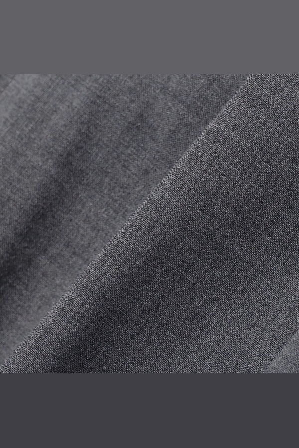 Beams Plus 2 Pleats Tapered Wool Tropical Trousers - Grey