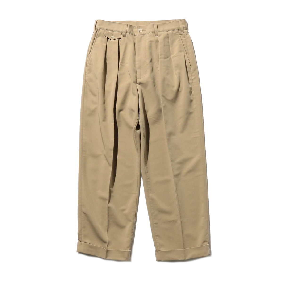 Beams Plus 2 Pleats Trousers Pe Twill - Image 1 of 3