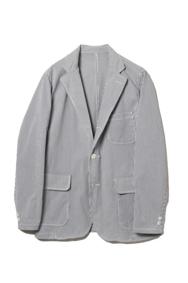 Beams Plus 3B Shirt Jacket COOLMAX Sucker Blazer