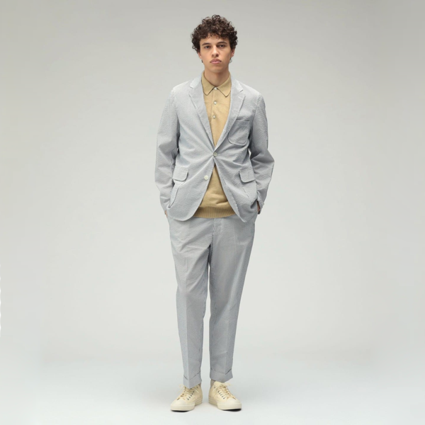 Beams Plus 3B Shirt Jacket COOLMAX Sucker Blazer