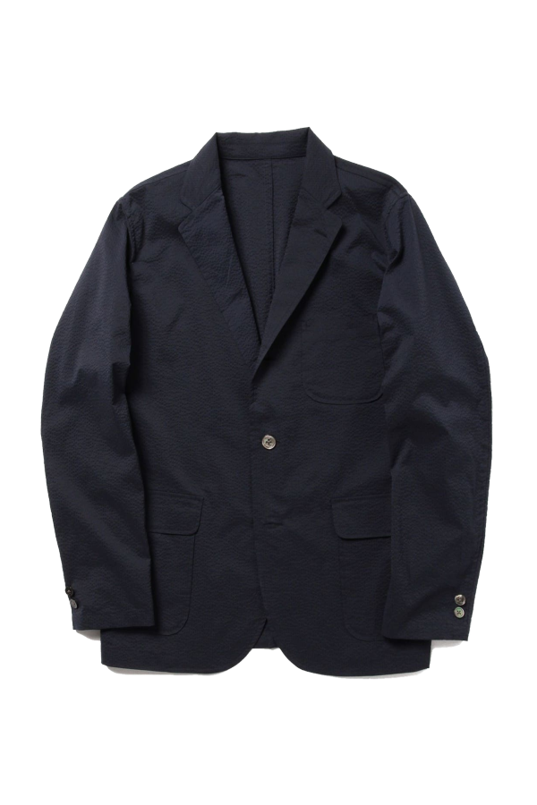 Beams Plus 3B Shirt Jacket COOLMAX Seersucker Blazer