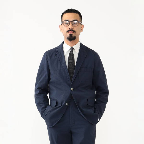 Beams Plus 3B Shirt Jacket COOLMAX Seersucker Blazer