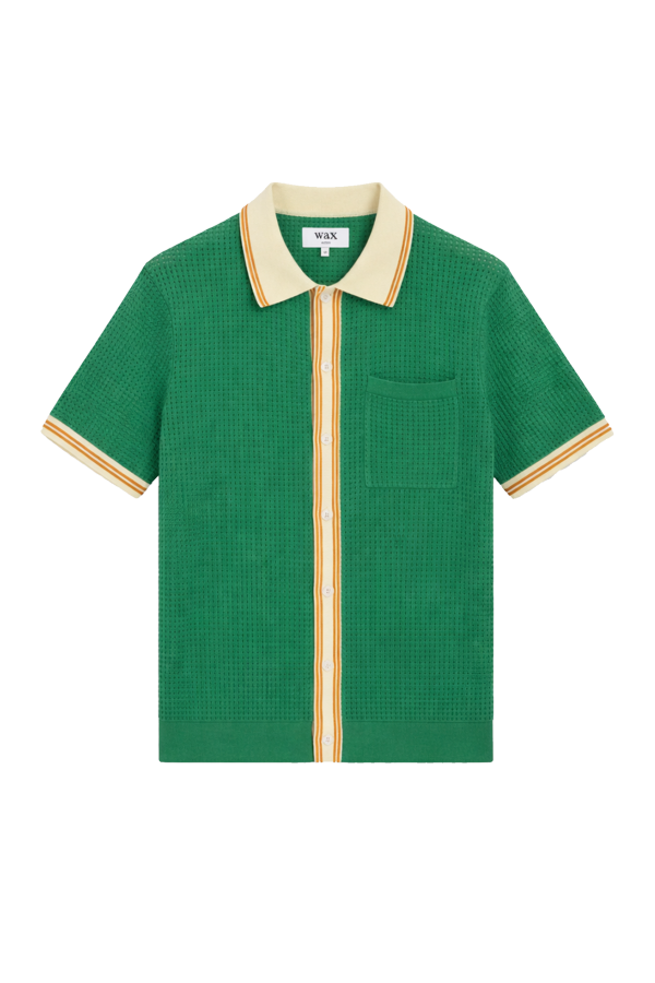 Wax London Belle S/S Shirt Tipped Pointelle