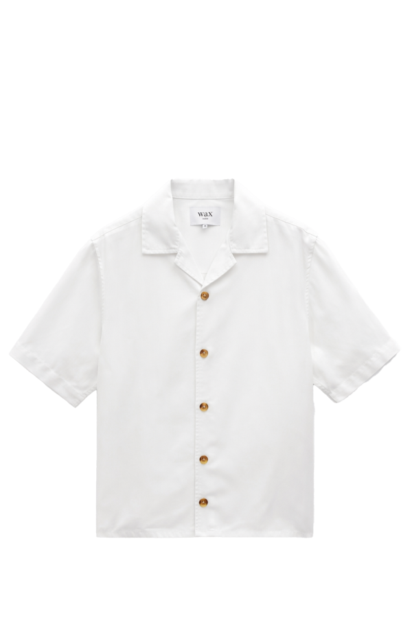 Wax London Curzon S/S Shirt Drapey Tencel Twill Shirt