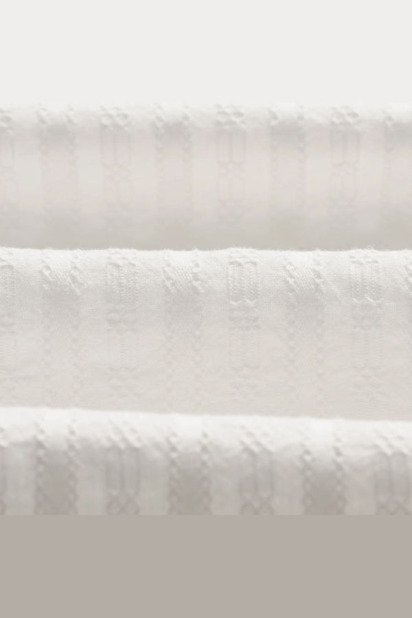 Wax London Dartford Dobby Stripe Organic Cotton Shirt