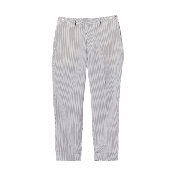 Beams Plus Ivy Trousers Ankle-Cut Coolmax Seersucker