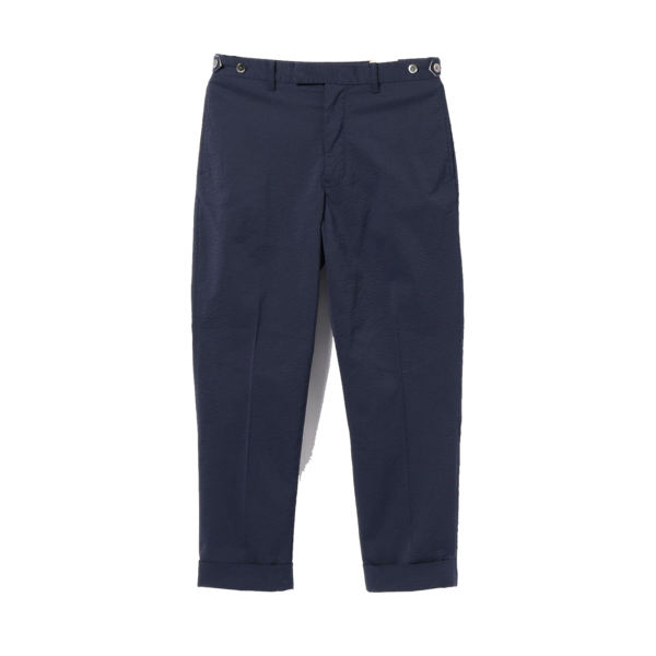 Beams Plus Ivy Trousers Ankle-Cut Coolmax Seersucker
