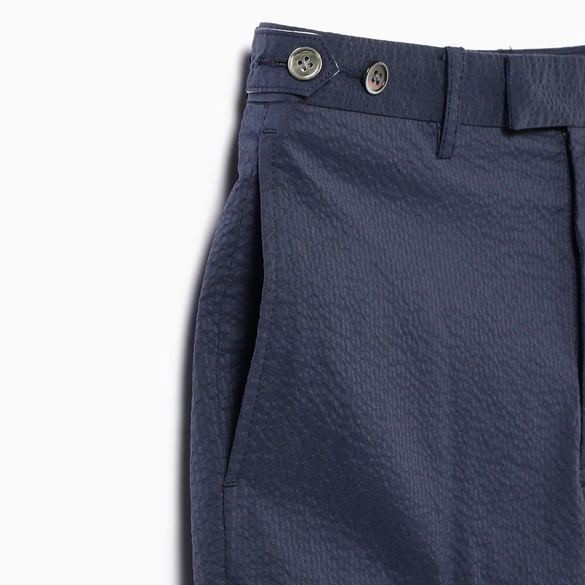 Beams Plus Ivy Trousers Ankle-Cut Coolmax Seersucker - Image 2 of 3