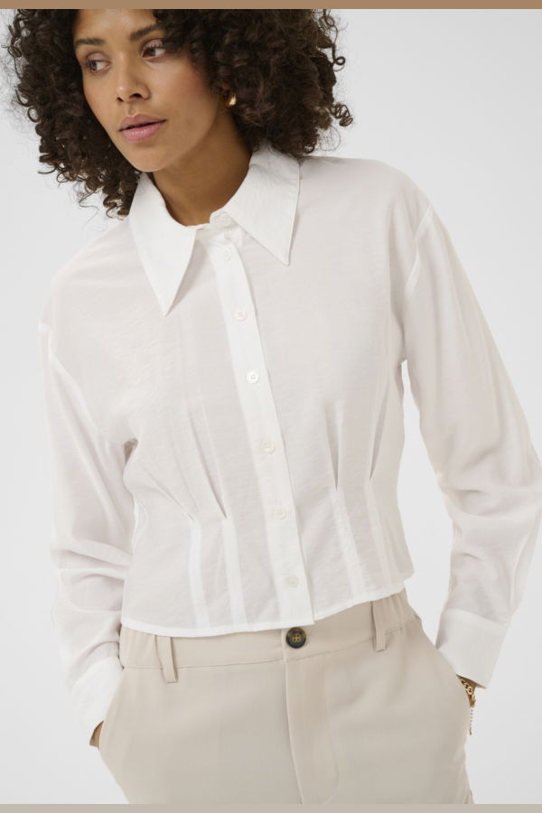 KAFFE Kendall Pleat Blouse