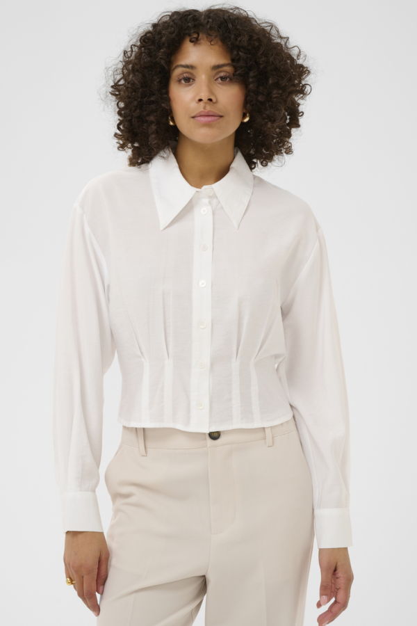 KAFFE Kendall Pleat Blouse