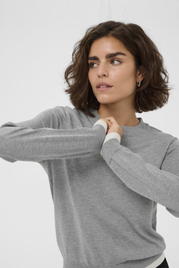 KAFFE Lizza Contrast Pullover
