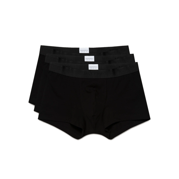 Sunspel Soft Stretch Cotton Three Pack Boxers