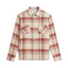 Wax London Whiting Overshirt - Ecru / Rust / Ochre / Blue Plaid - Thumbnail 1