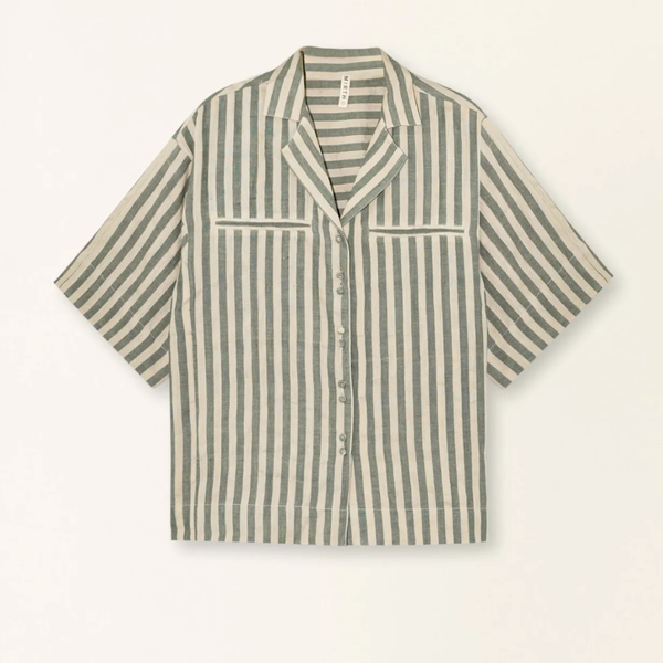 Mirth Caldero Camp Shirt - Safari Stripe