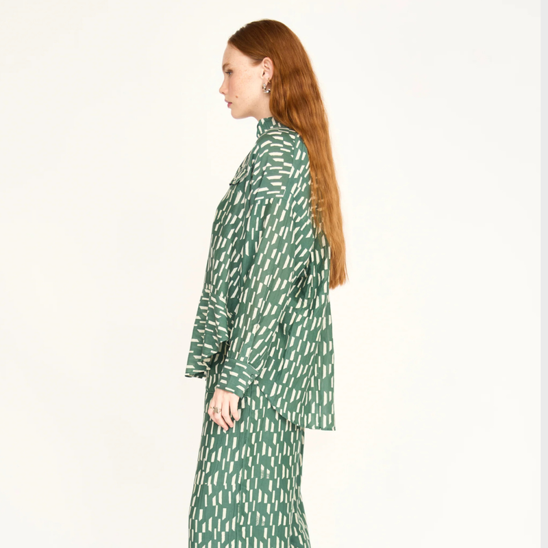 Mirth Kyoto Shirt - Verdure Rainfall