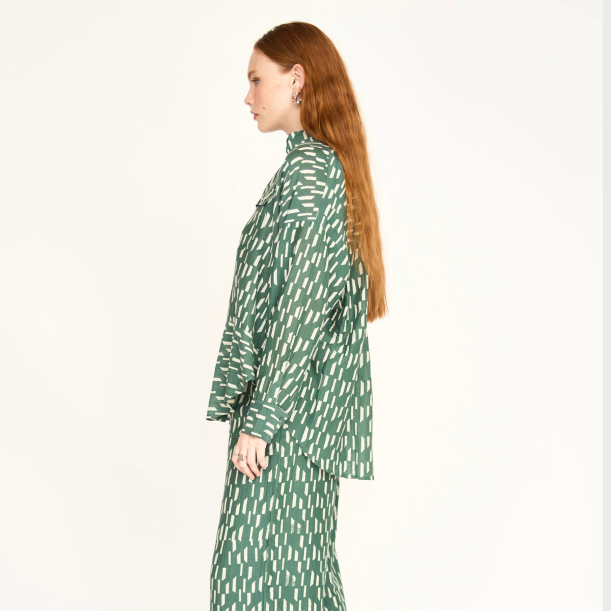 Mirth Kyoto Shirt - Verdure Rainfall - Image 4 of 5