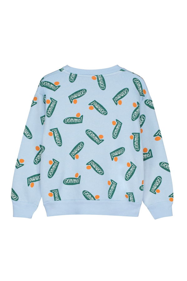 KIDS Bonmot Allover Planes Sweatshirt - Light Blue