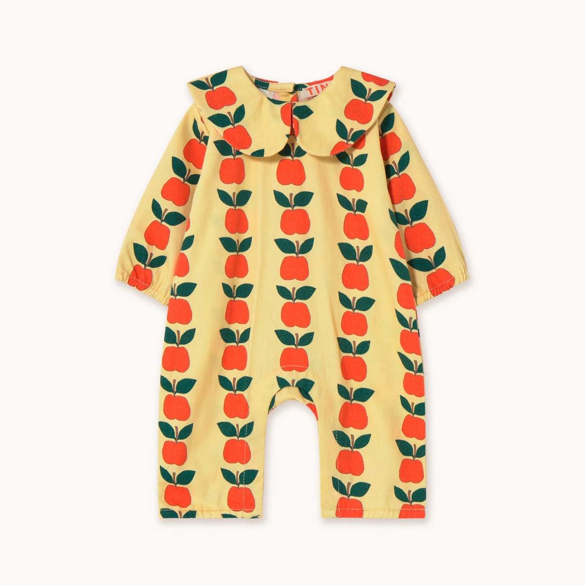 KIDS Tinycottons Apples Playsuit - Image 1 of 1
