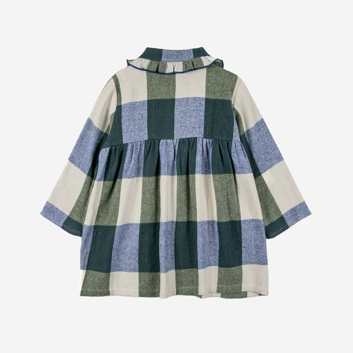KIDS Bobo Choses Baby Plaid Jacquard Dress - Image 2 of 4