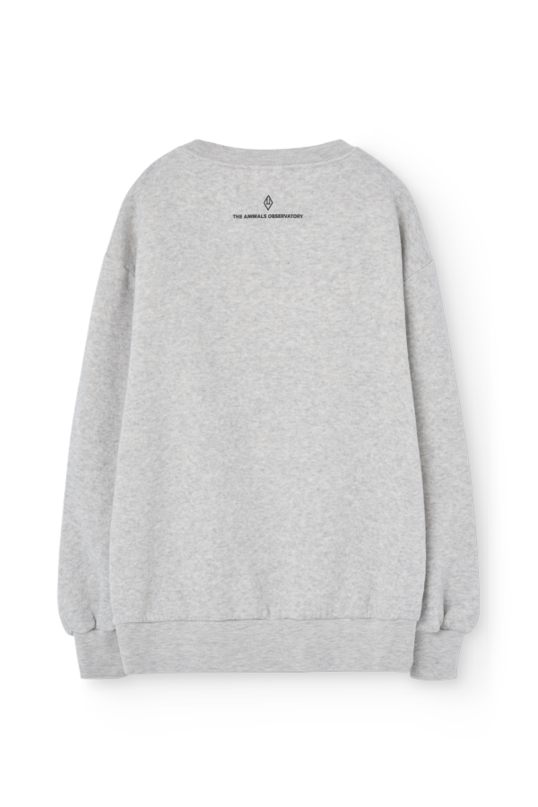 KIDS The Animals Observatory Bear Sweatshirt - Heather Grey