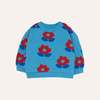 KIDS The Campamento Big Flower Baby Sweatshirt - Thumbnail 1