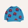KIDS The Campamento Big Flower Baby Sweatshirt - Thumbnail 2