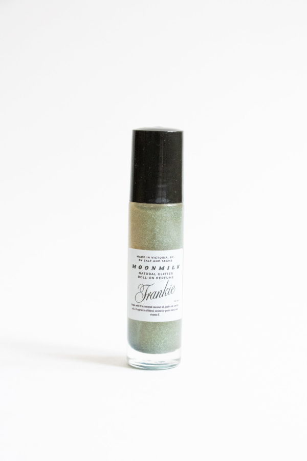 Salt and Seams Moonmilk Natural Glitter Roll On Perfume Frankie