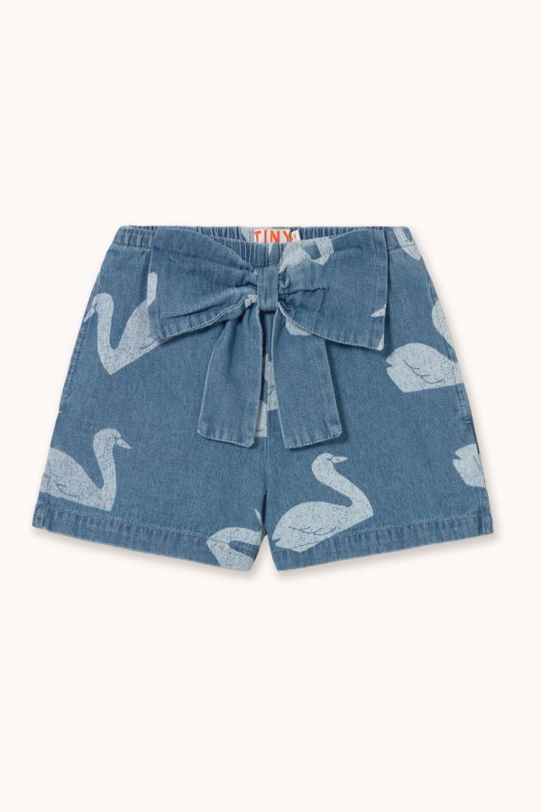 KIDS Tinycottons Big Swans Shorts