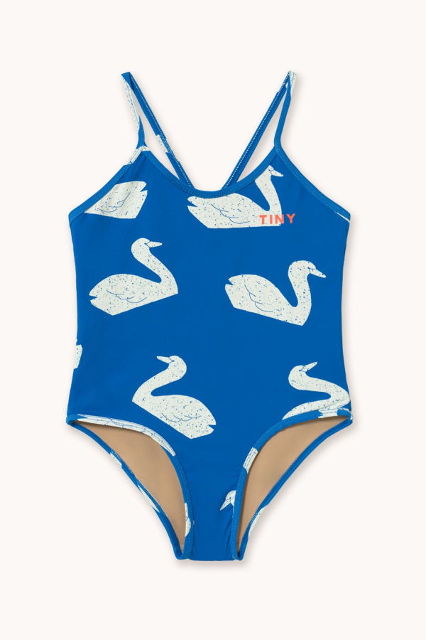 KIDS Tinycottons Big Swans Swimsuit