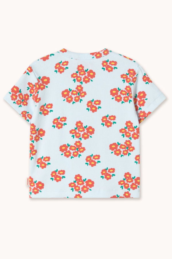 KIDS Tinycottons Blossoms Rib Tee