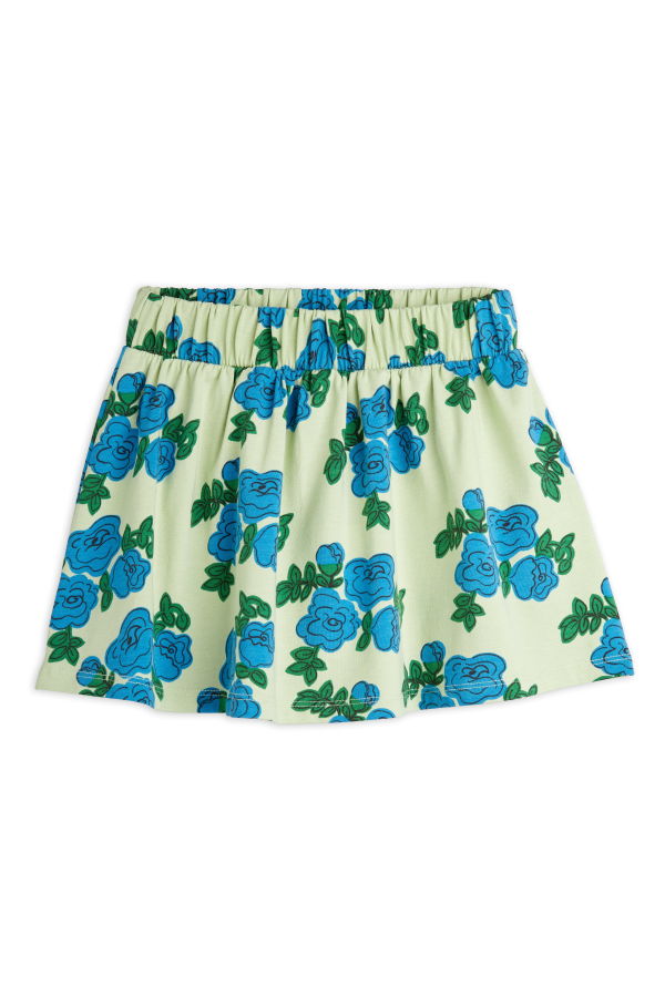 KIDS Mini Rodini Blue Roses Skirt