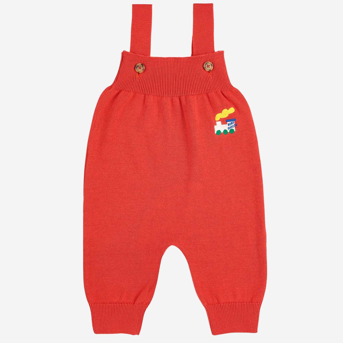 KIDS Bobo Choses Choo Choo Knitted Overall - Image 1 of 3