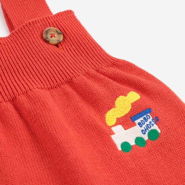 KIDS Bobo Choses Choo Choo Knitted Overall