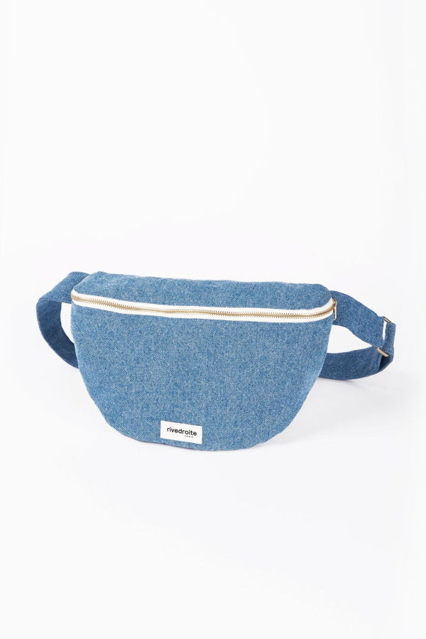 Rive Droite Custine XL Waist Bag - Stone Washed Denim