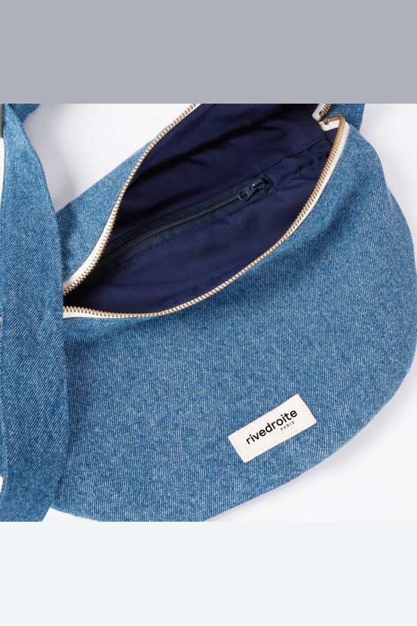 Rive Droite Custine XL Waist Bag - Stone Washed Denim